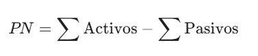 formula patrimonio neto